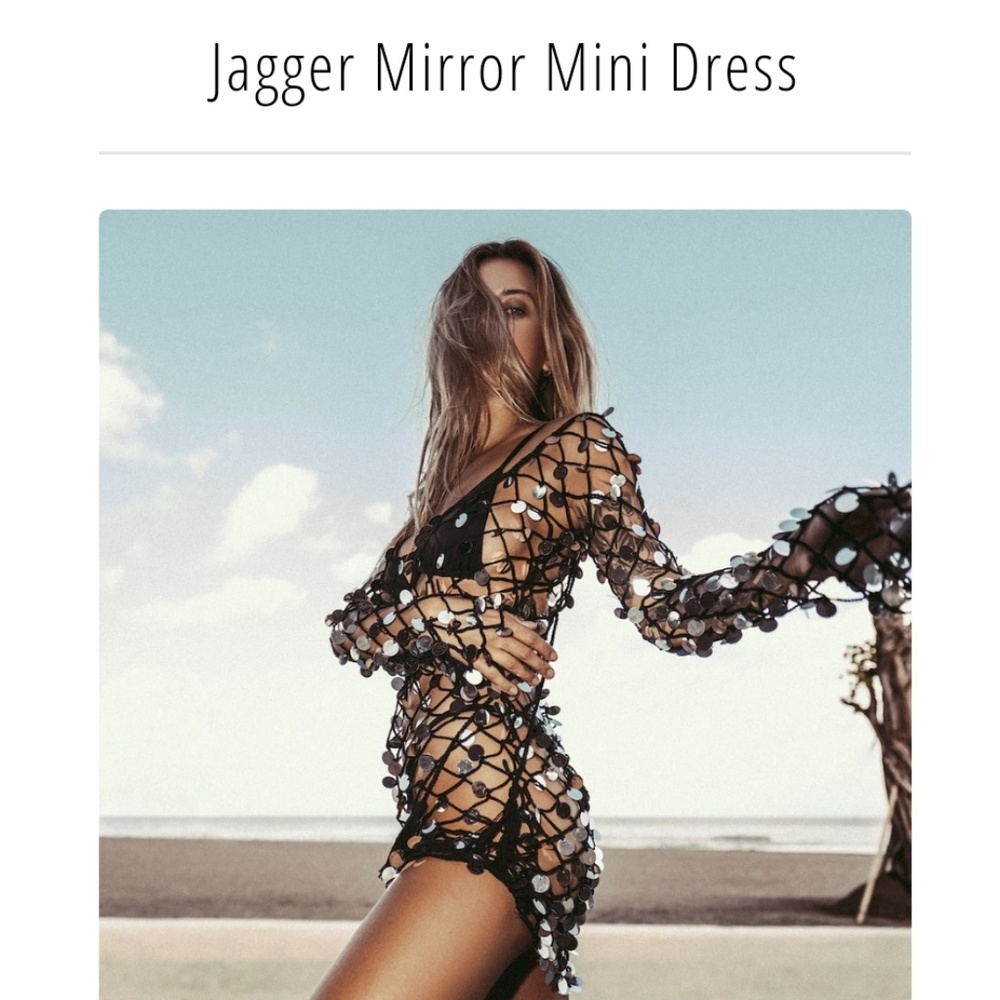 Andi Bagus jagger black mirror mermaid festival photoshoot dress s